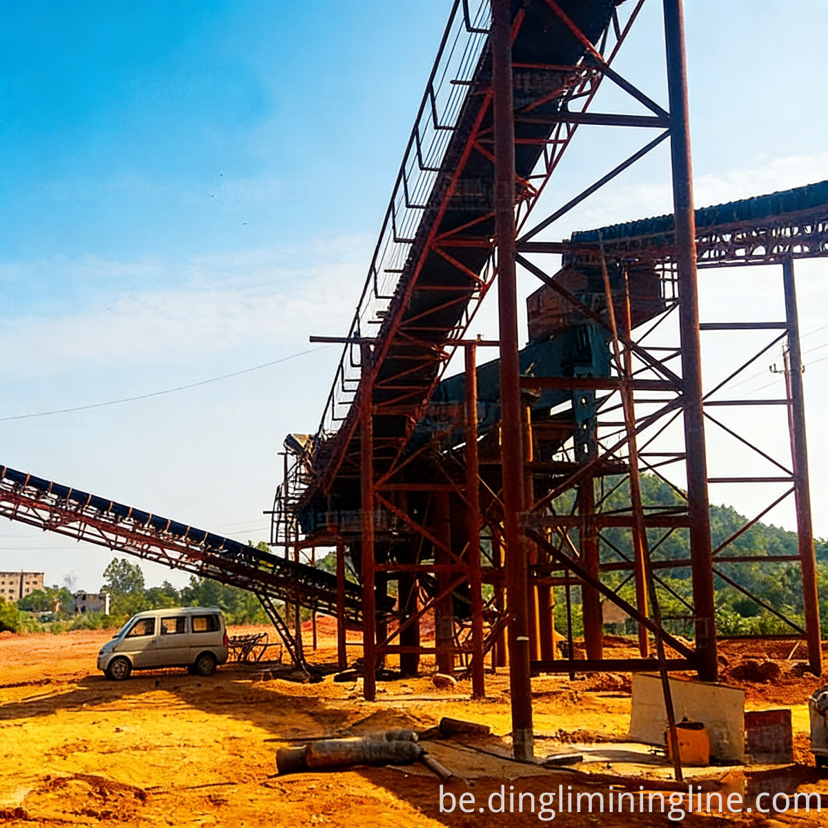 Рашэнне для драбнення магутнасцю 800 TPH пад ключ 800 TPH Turnkey Crushing Solution